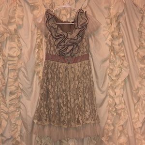 Anthropologie Ryu Blush Dress Size S